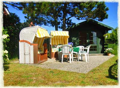 Strandkorb - Terrasse